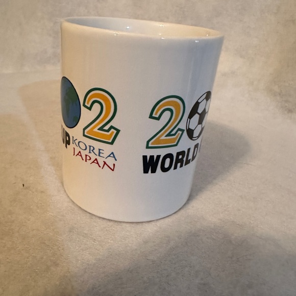2002 World Cup Korea Japan Mug AUTHENTIC Gently used Printed ceramic - Picture 2 of 3